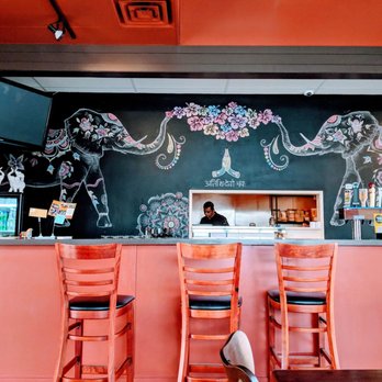 BASANTI - Beautiful chalk drawings for added ambiance. - Indian Near Me - San Juan Capistrano, California