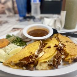 Pupusas Locas - Birria tacos, yes they taste as good as they look.