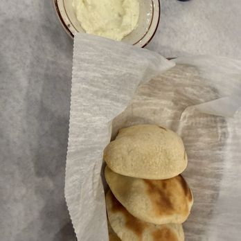 Al Shish Palace - Pita with garlic spread - Lebanese Near Me - Madison, Alabama