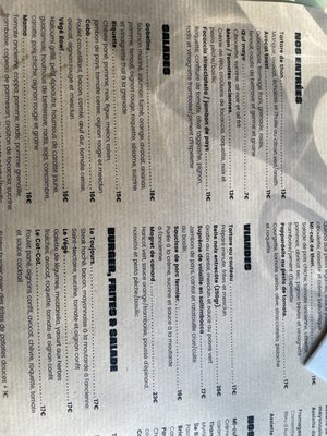 Menu photo 1 Verse Toujours Paris, 75 Menu photo 1 Verse Toujours Paris, 75