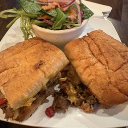 Pressed Philly Cheesesteak Pressed Philly Cheesesteak