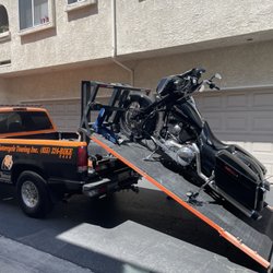 All Points Motorcycle Towing - Bike was hooked up and loaded within minutes