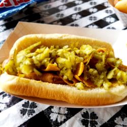 Downtown Dog's - PB Dog with pickle