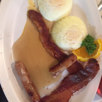 Sunrise Grill - 105 special 2 Poached eggs with two pieces link Sausage Links and 2 pieces of Bacon. Also comes with French Toast. - American Near Me - Boone, North Carolina Sunrise Grill - 105 special 2 Poached eggs with two pieces link Sausage Links and 2 pieces of Bacon. Also comes with French Toast. - American Near Me - Boone, North Carolina