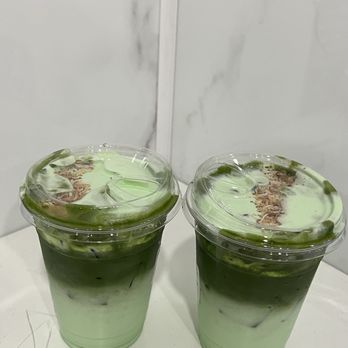 Aroma - Iced Pandan Matcha Latte - Desserts Near Me - San Jose, California Aroma - Iced Pandan Matcha Latte - Desserts Near Me - San Jose, California