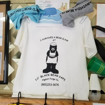 Lil Black Bear Cafe - Very cool t-shirts, we got 2 - Sandwiches Near Me - Pigeon Forge, Tennessee Lil Black Bear Cafe - Very cool t-shirts, we got 2 - Sandwiches Near Me - Pigeon Forge, Tennessee