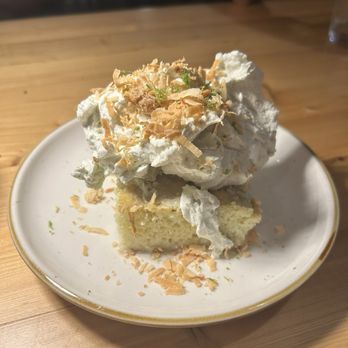 Shan - Coconut and Pandan 'Tres Leches' Cake - Thai Near Me - Bozeman, Montana