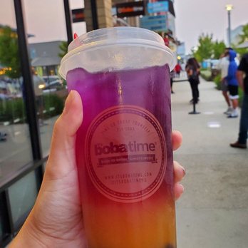 It's Boba Time - Oxnard - Sunset Iced tea- $4.25 - Juice Bars & Smoothies Near Me - Oxnard, California