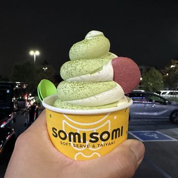 Somisomi - Sweet corn and matcha swirl - Ice Cream & Frozen Yogurt Near Me - Irvine, California Somisomi - Sweet corn and matcha swirl - Ice Cream & Frozen Yogurt Near Me - Irvine, California