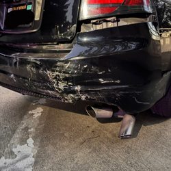 Farmer Brothers Auto Body - Rear end damage