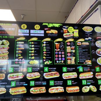 Sub & Deli USA - sandwich menu - Delis Near Me - Ceres, California