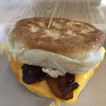 Summer House - Amazing bacon, egg and cheese sandwich. Homemade English muffin is outstanding! - Burgers Near Me - Chicago, Illinois Summer House - Amazing bacon, egg and cheese sandwich. Homemade English muffin is outstanding! - Burgers Near Me - Chicago, Illinois