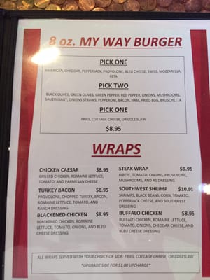 Menu photo 4 My Place Bar and Grill McHenry, IL
