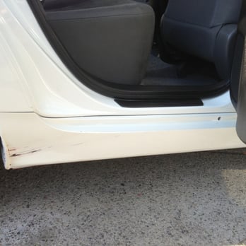 Mr CleanVenience Mobile Detail - Red scuff that was the entire piece is 99% gone - Auto Detailing Near Me - Long Beach, California