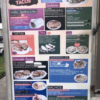 Jalisco ToGo - a menu for jalisco tacos - Food Trucks Near Me - Rockport, Texas Jalisco ToGo - a menu for jalisco tacos - Food Trucks Near Me - Rockport, Texas