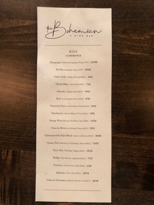 Menu photo 8 The Bohemian: A Wine Bar Charlotte, NC Menu photo 8 The Bohemian: A Wine Bar Charlotte, NC