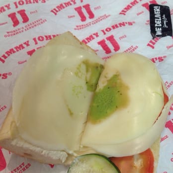 Jimmy John's - Virtually NO avocado on our Veggie Club sandwich. #BadJimmyJohns! - Sandwiches Near Me - Henderson, Nevada Jimmy John's - Virtually NO avocado on our Veggie Club sandwich. #BadJimmyJohns! - Sandwiches Near Me - Henderson, Nevada
