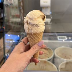 Non Dairy Peanut Butter Fudge Supreme in a cone $4