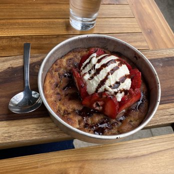 TownHall - Dessert - warm cookie with ice cream. So good! - New American Near Me - Columbus, Ohio