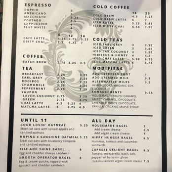 Gold Leaf Coffee Co. - Menu - Coffee & Tea Near Me - Ormond Beach, Florida