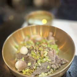 Grandpa's Kitchen - Grill Bar 168 - 6. Nam Vang Khô - Phnom Penh Dry Noodles: Choice of Noodles, Pork, Shrimp, Liver, Heart, Quail Egg & Ground Pork | $9.99