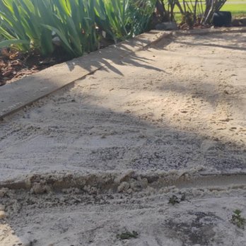 JM & DB Trees - Finished drain system relayed bricks an spreading sand - Gutter Services Near Me - Circleville, Ohio