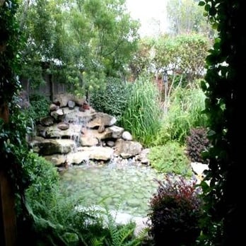 Guardado Landscaping - Waterfall and pond by   Guardado Landscaping - Landscaping Near Me - Fort Worth, Texas