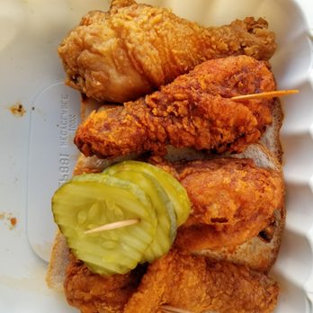 Hot Chicken Takeover - Drummie flight.  Best way to enjoy all heat levels. - Southern Near Me - Columbus, Ohio