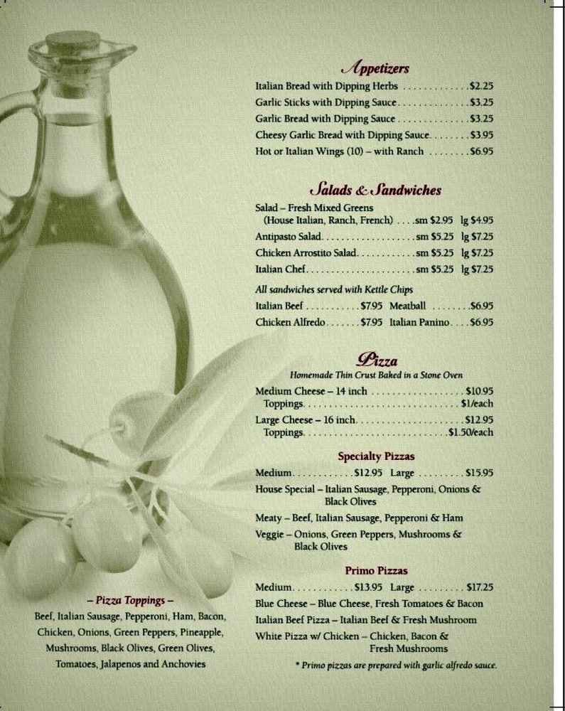 BELLA TRATTORIA 13 Reviews 100 W Main St, Williamsville, IL Yelp