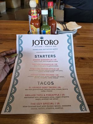 Menu photo 8 JoToro Kitchen & Tequila Bar Tampa, FL