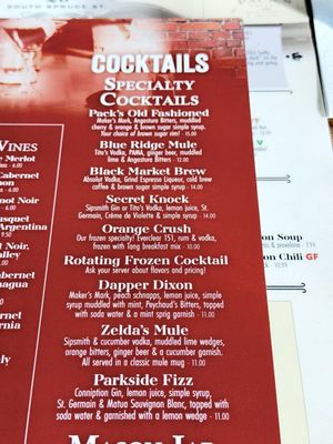 Menu photo 6 Pack's Tavern Asheville, NC