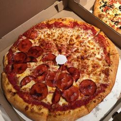 Enzo's Pizza - Half pepperoni