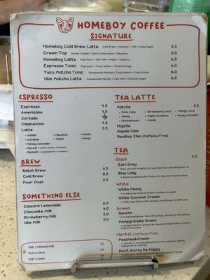 Menu photo 1 Homeboy Coffee Artesia, CA Menu photo 1 Homeboy Coffee Artesia, CA