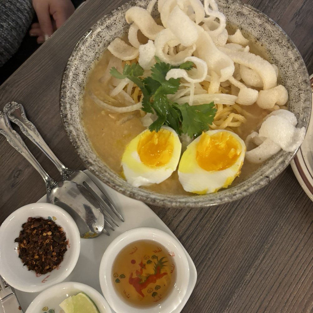 Rangoon - Chelsea - Coconut Chicken Noodle - Burmese Near Me - New York, New York Rangoon - Chelsea - Coconut Chicken Noodle - Burmese Near Me - New York, New York