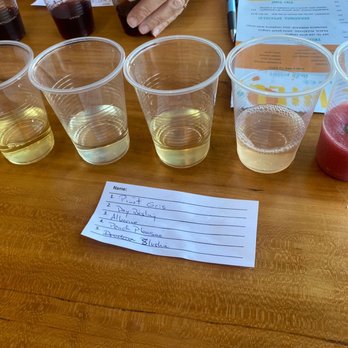 Chill Hill Winery - Wine flight - Cideries Near Me - Baroda, Michigan