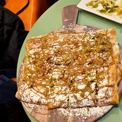 Levant - Lotus Feteer. $23. Not too sweet even with the biscoff and powdered sugar. Excellent