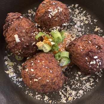 Caboose Tavern - Crab hushpuppies - New American Near Me - Vienna, Virginia Caboose Tavern - Crab hushpuppies - New American Near Me - Vienna, Virginia
