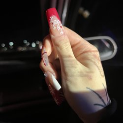 Red Nails 3 - Christmas nails
