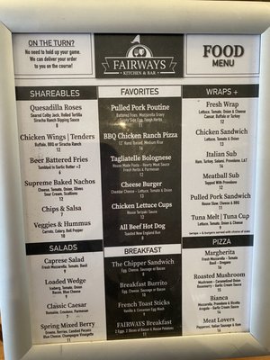 Menu photo 5 Fairways Kitchen & Bar Oceanside, CA Menu photo 5 Fairways Kitchen & Bar Oceanside, CA