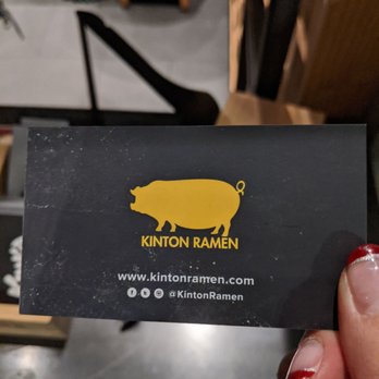 KINTON RAMEN KENNEDY COMMONS - Business card - Ramen Near Me - Toronto, Ontario KINTON RAMEN KENNEDY COMMONS - Business card - Ramen Near Me - Toronto, Ontario