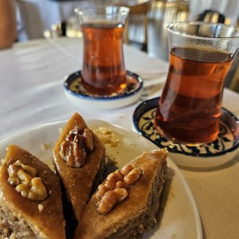 NAR Restaurant - Pakhlava and earl grey tea - Diners Near Me - Mountain View, California
