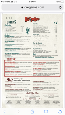 Menu photo 6 Oregano's Flagstaff, AZ