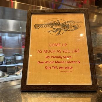 AYCE - Lobster Tail and Whole Lobster Rules - Buffets Near Me - Las Vegas, Nevada