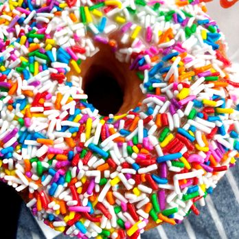 Lucky's Doughnuts - Sprinkles - $3.50, so many sprinkles!!! - Donuts Near Me - Vancouver, British Columbia Lucky's Doughnuts - Sprinkles - $3.50, so many sprinkles!!! - Donuts Near Me - Vancouver, British Columbia