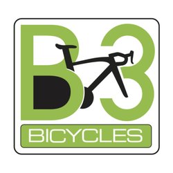 B3 Bicycles - Our logo! B3 Bicycles, 6527 Route 9 North in Howell, NJ 07731. 732 987 6267.