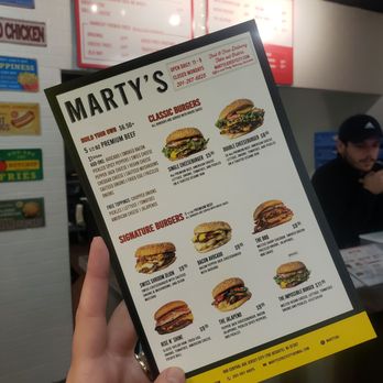 Marty’s - Burgers Near Me - Jersey City, New Jersey