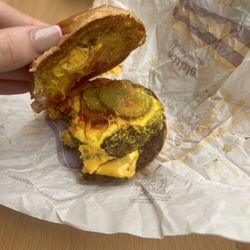 McDonald's - No bacon in my bacon double cheeseburger