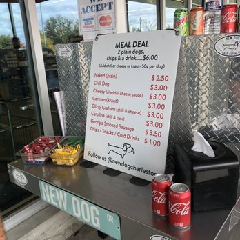 New Dog Charleston - Menu - Hot Dogs Near Me