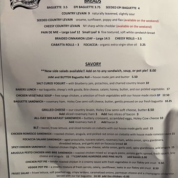 One House Bakery - Regular Menu - Bakeries Near Me - Benicia, California