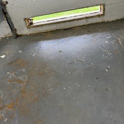 Old Mill Park - Open hole facing the toilet in the women's restroom